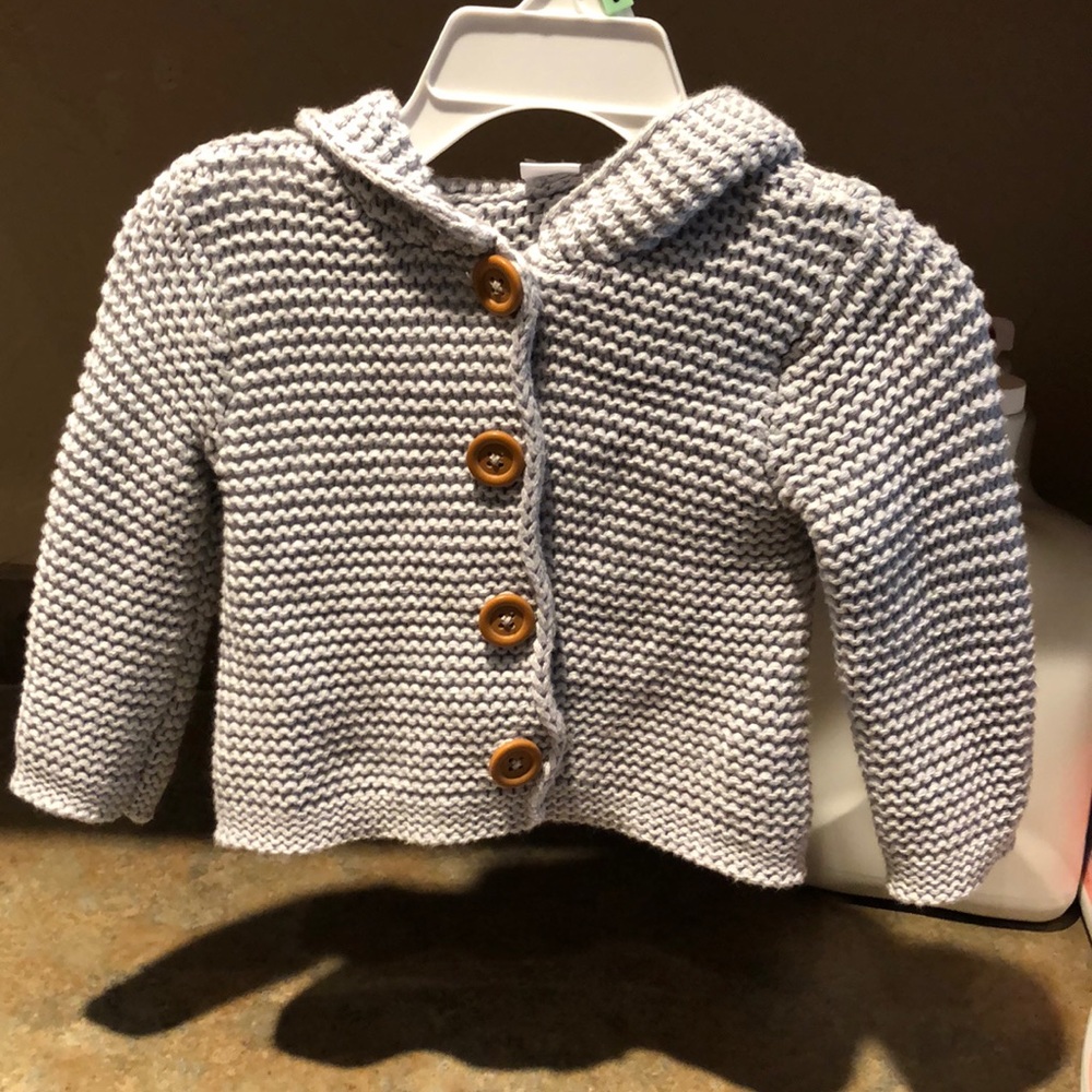 Knitted hoodie